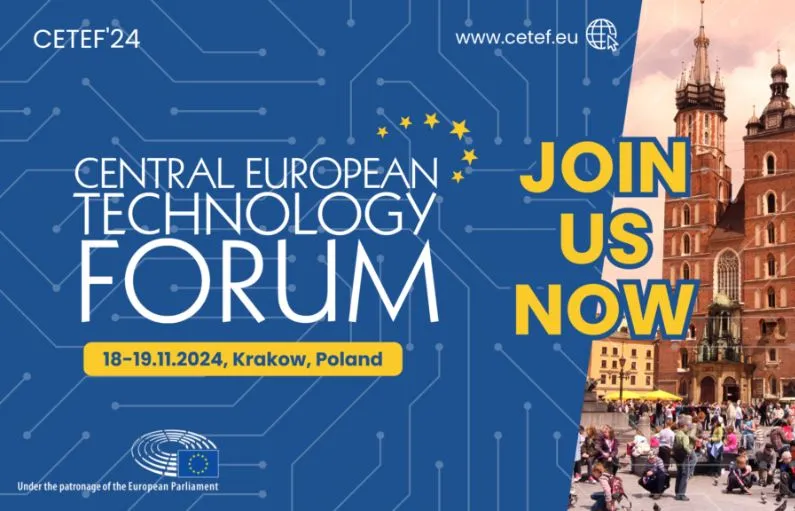 Central European Technology Forum, join us from 18 to 19 November in Krakow, Poland