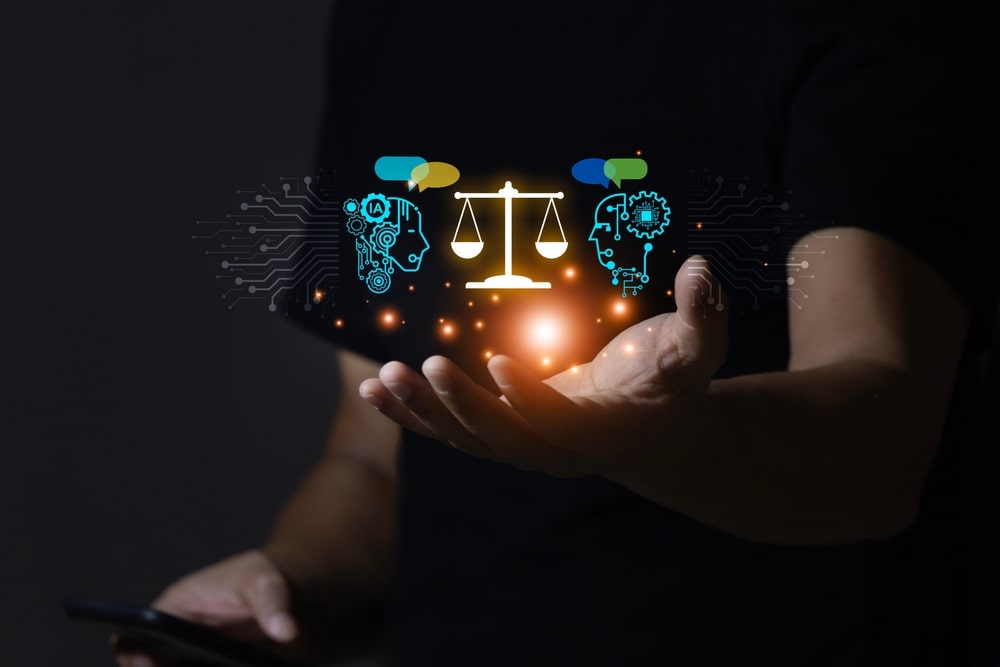 AI legal and regulatory concepts, artificial intelligence legal standards and ethics policy, morality
