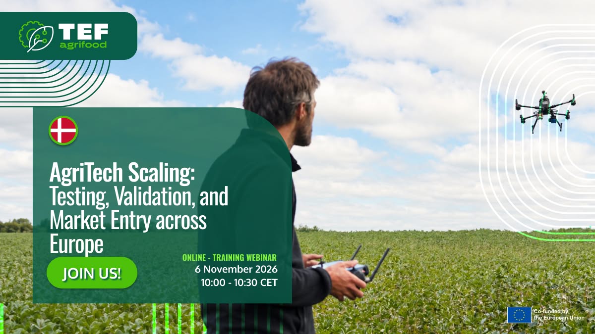 Mise à l’échelle des technologies agricoles: Tests, validation et entrée sur le marché dans toute l'Europe