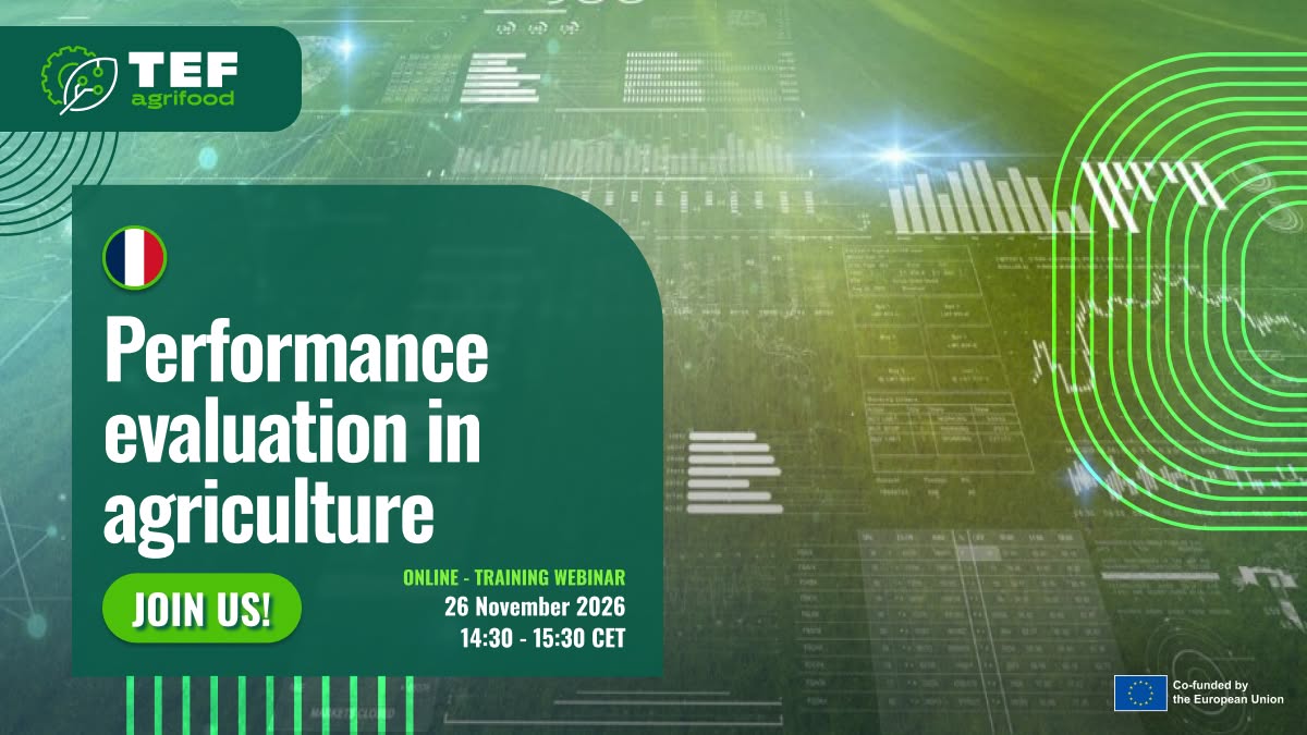 Performance evaluation in agriculture