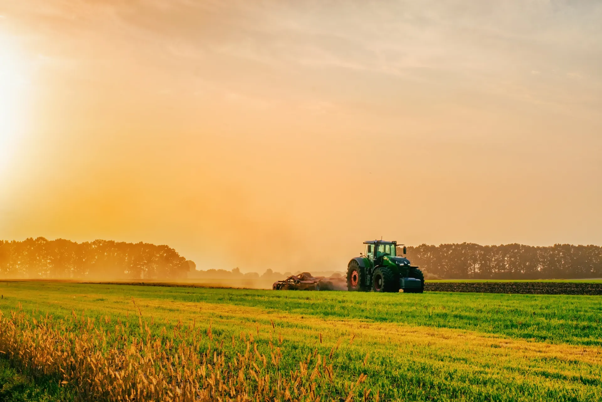 Tractor on Field Agrifoodtef