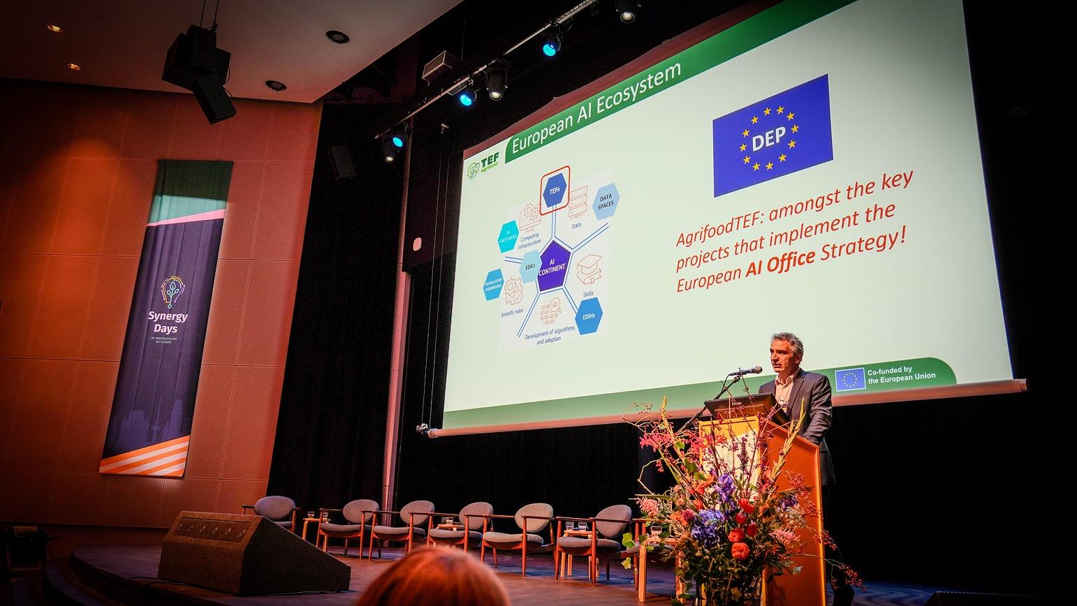 Synergy Days, Raffaele Giaffreda presenting