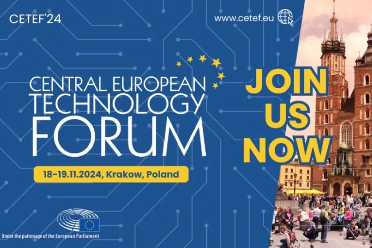 Central European Technology Forum, join us from 18 to 19 November in Krakow, Poland